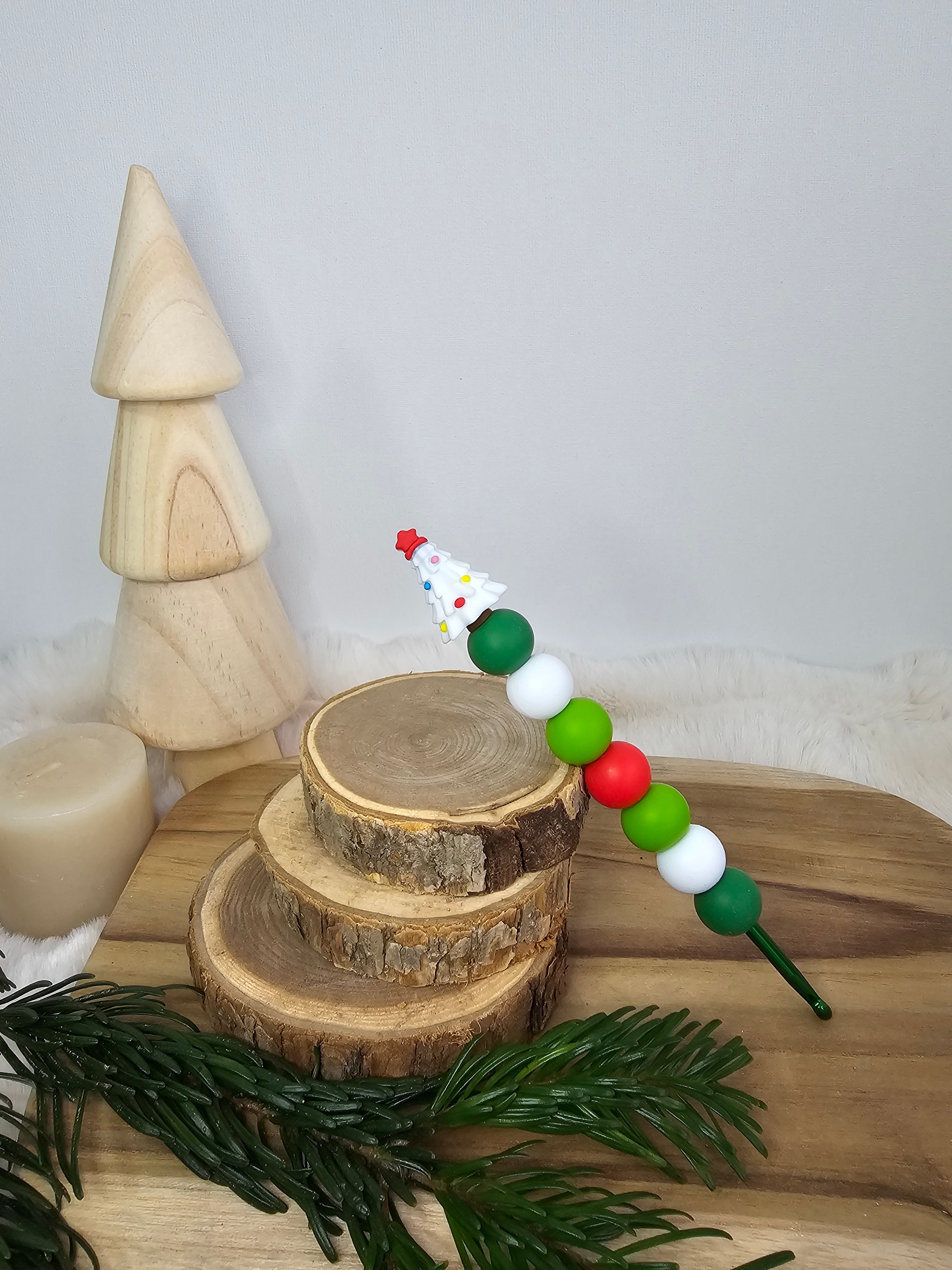 Häkelnadel PerlenTännchen🎄4,0mm🎄