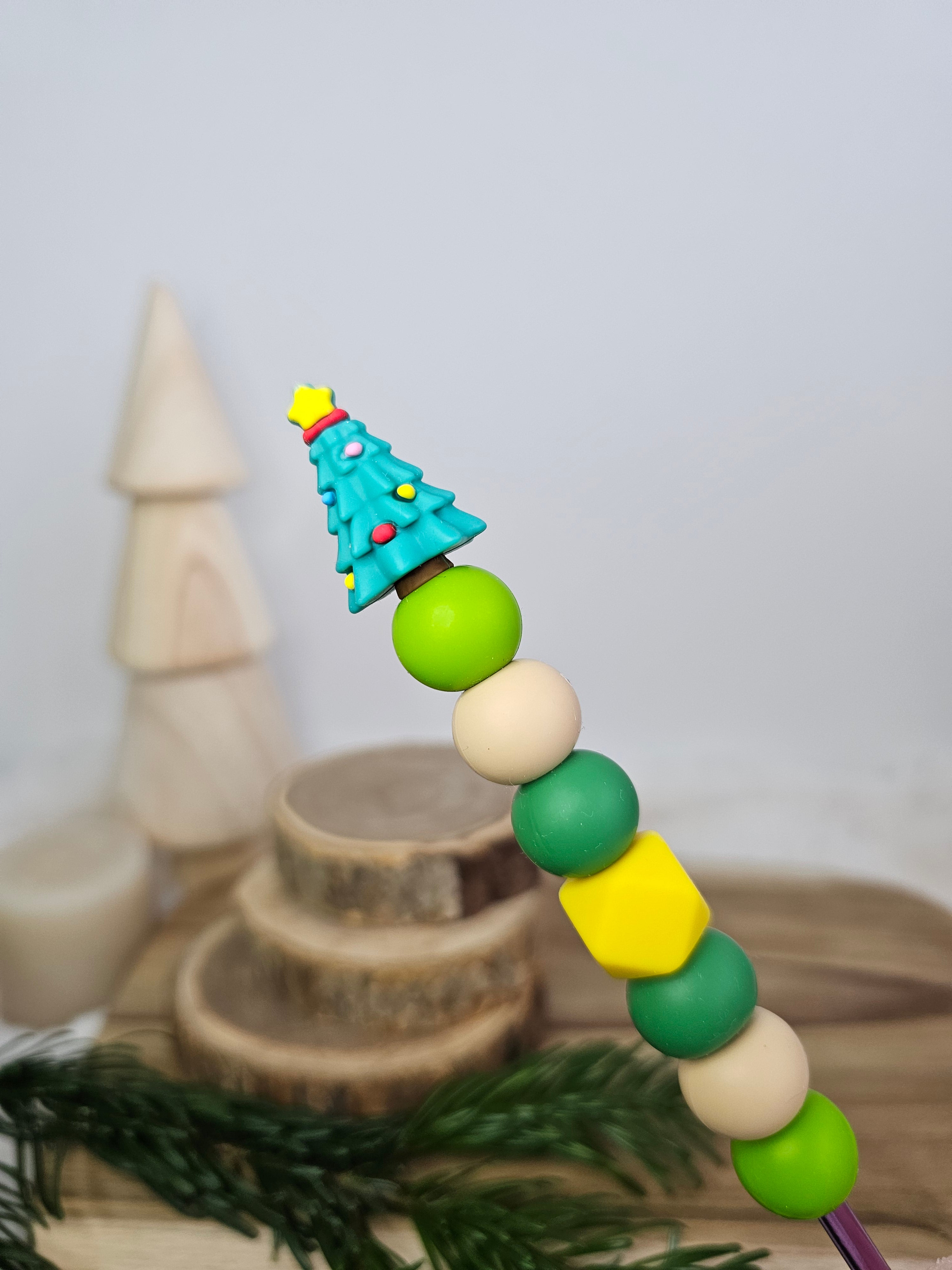 Häkelnadel PerlenTännchen🎄4,5mm🎄