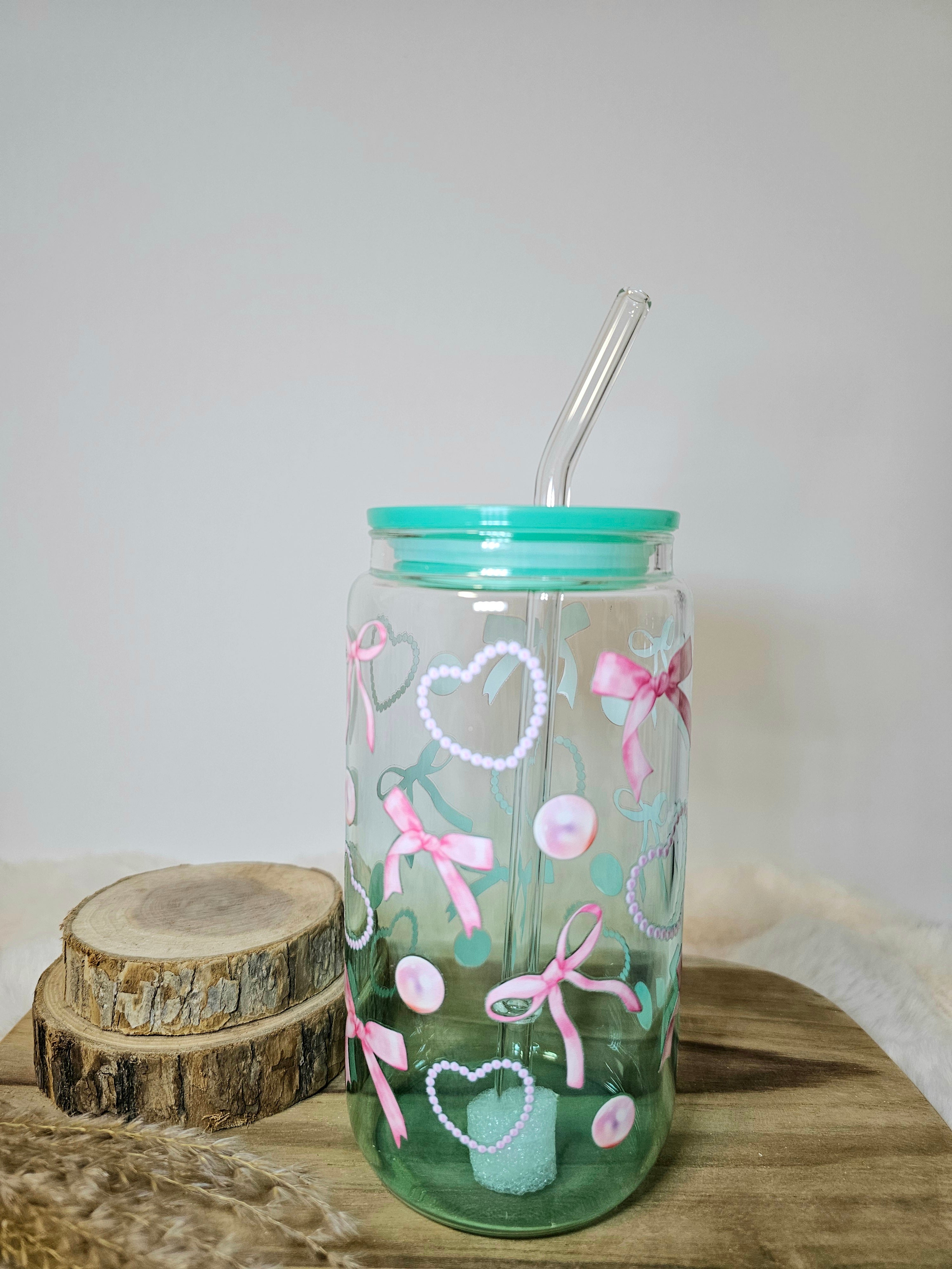 Trinkglas 🎀2.0💚
