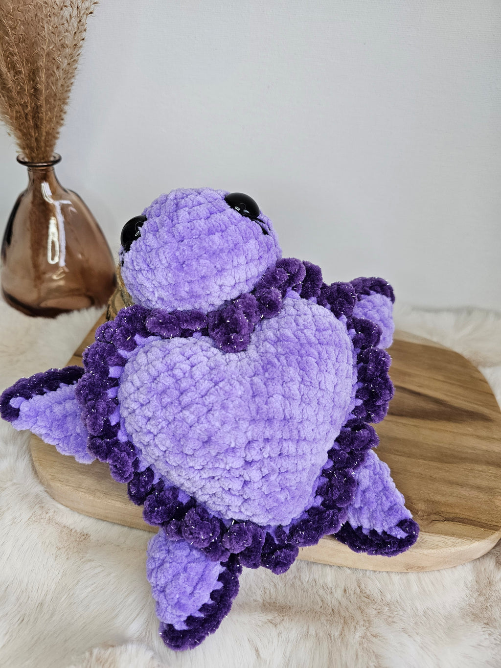 Schildkröte Herzi lila💜🐢