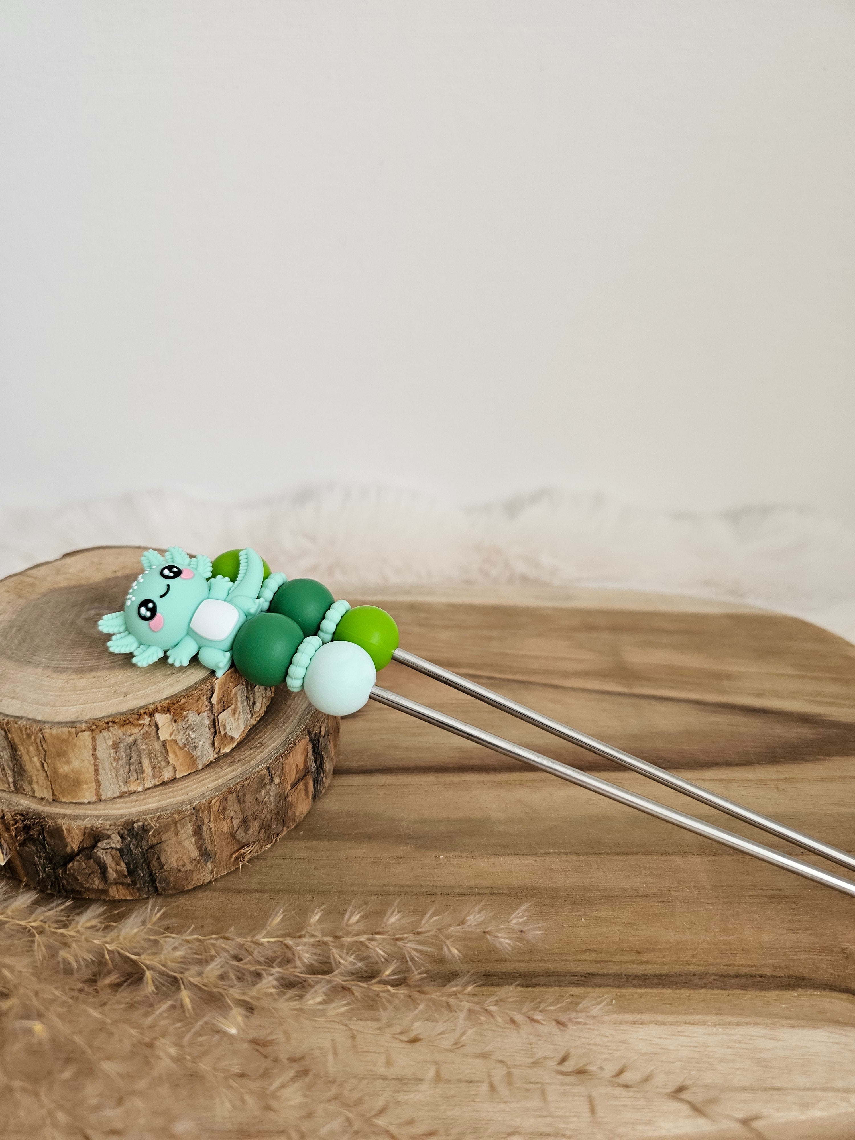 Amigurumisticks Axolotti💚