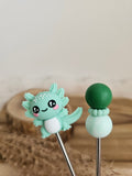 Mini Amigurumisticks Axolottii💚