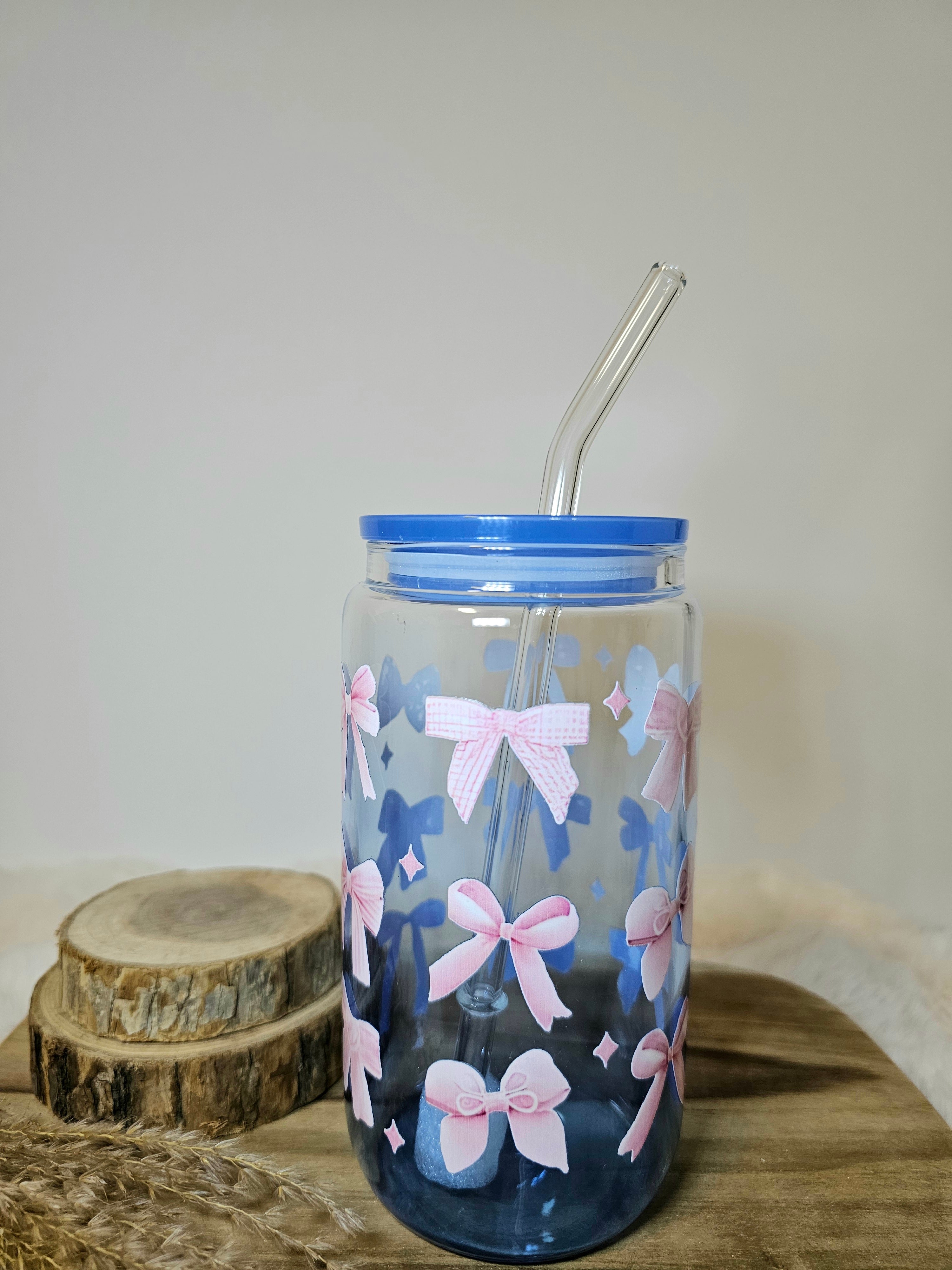 Trinkglas 🩷7.0💙